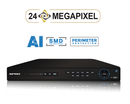 Spro - DHIPNVR08-4K-V2-0TB