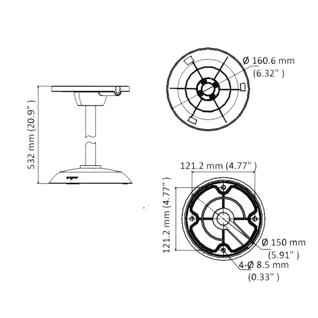 Hikvision - DS-1271ZJ-PT10