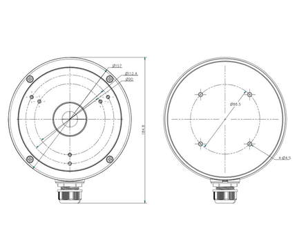 Hikvision - DS-1280ZJ-M-BLACK