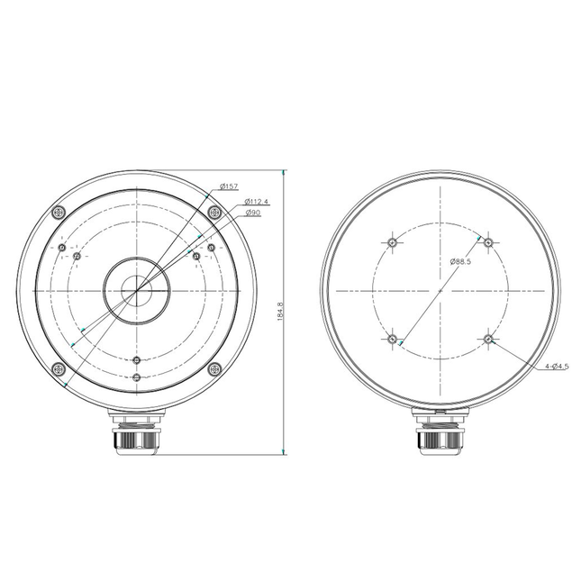 Hikvision - DS-1280ZJ-M-BLACK
