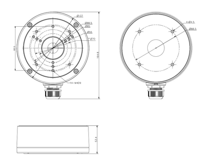 Hikvision - DS-1280ZJ-S-BLACK