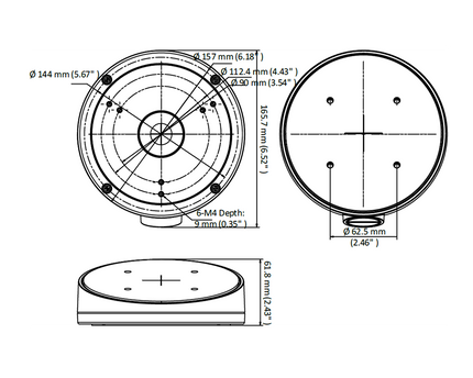 Hikvision - DS-1281ZJ-M-BLACK