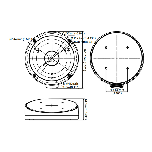 Hikvision - DS-1281ZJ-M-BLACK